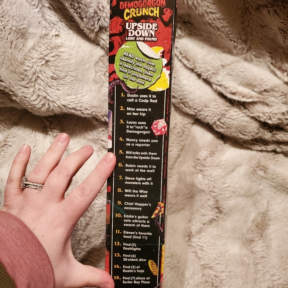 Kellogg's Stranger Things 2025 Demogorgon Crunch cereal brand new sealed box - Picture 3 of 6